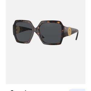 New Versace Havana/tortoise/dark grey sunglasses.